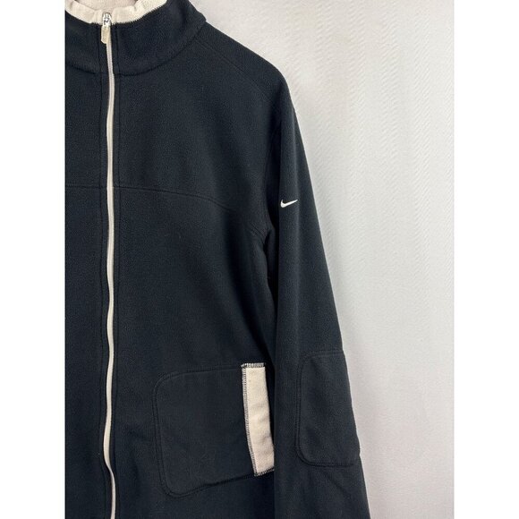 Women’s Nike XL Black Fleece Zip Up Jacket with Pockets - Picture 2 of 5